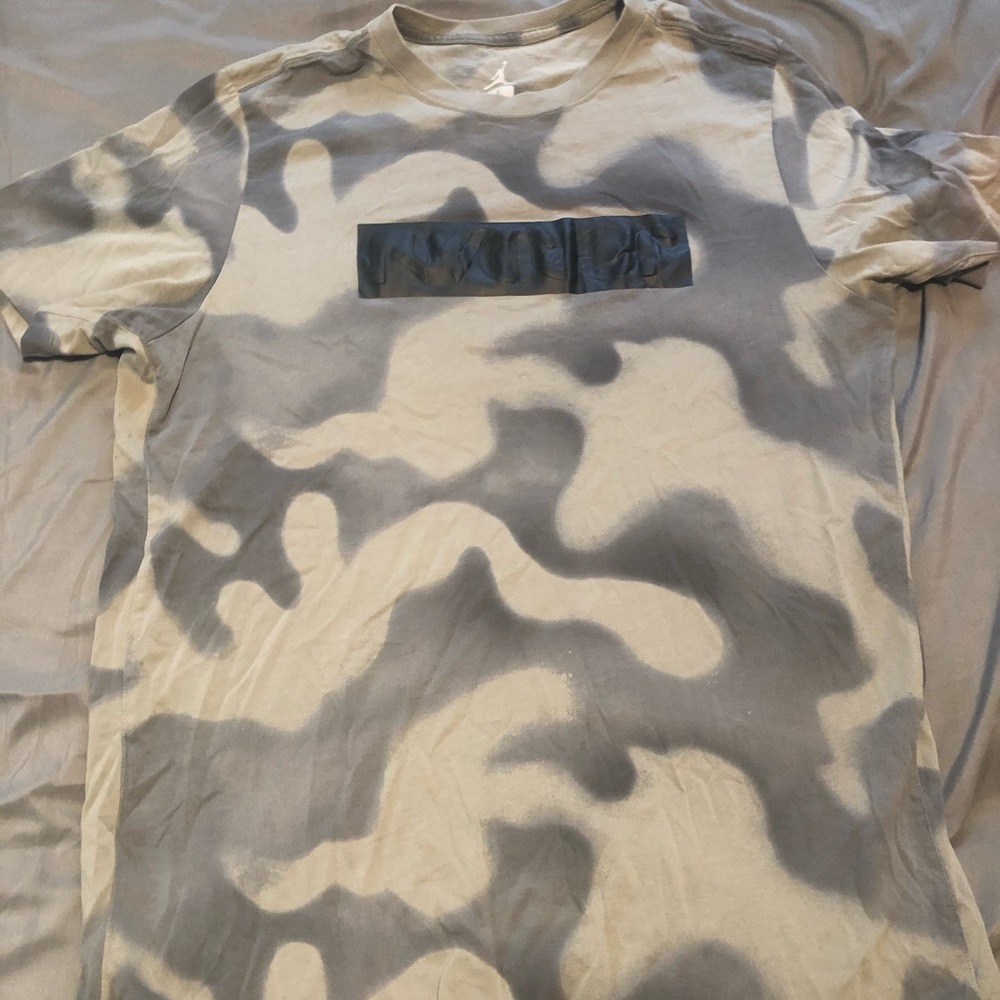 Jordan Brand elongated T Shirt. Mens. Camo
